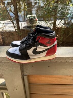 Jordan 1 Reimagined 2025 Men’s Sneakers - Black / White / Red